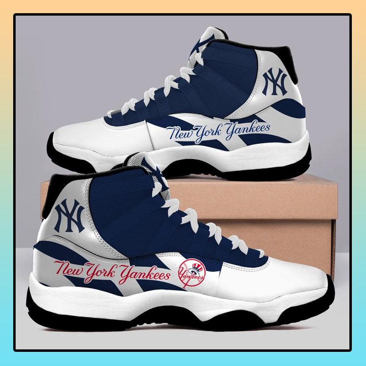 New York Yankees Lv All Over Print Air Jordan 11 Shoes For Men And