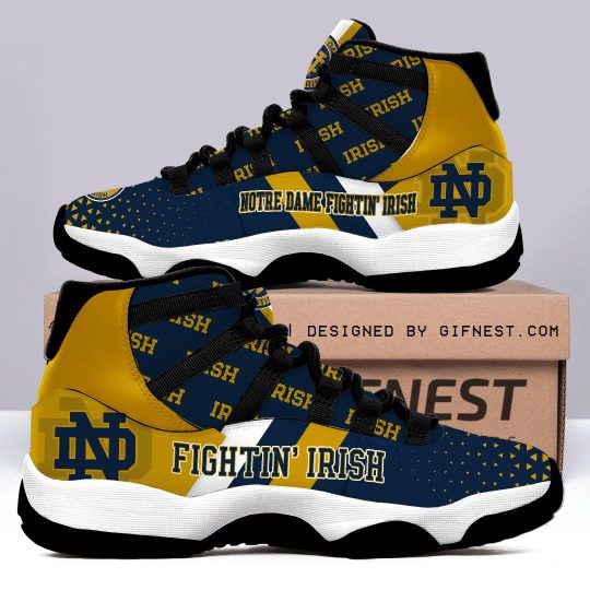 Notre Dame Fighting Irish Air Jordan 13 Sneakers Nfl Custom Sport