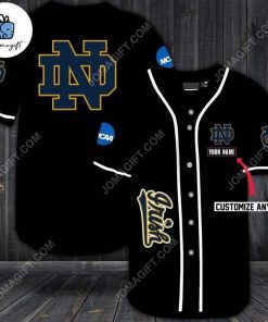 Notre Dame Fighting Irish Personalized Baseball Jersey 2