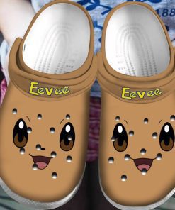 Pokemon Eevee Crocs Shoes