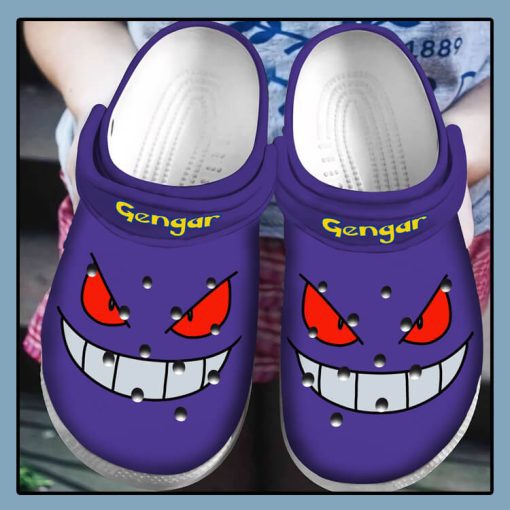 Pokemon Gengar Crocs Shoes