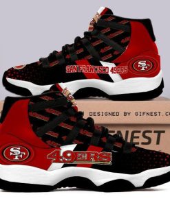 San Francisco 49ers Air Jordan 11 Sneaker shoes