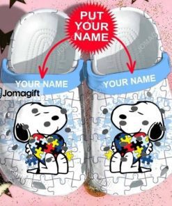 Custom Name Snoopy Crocs