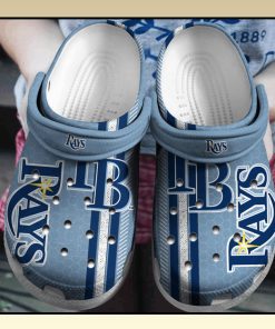 Tampa Bay Rays Baseball Logo Team Crocs Clog Shoes