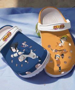 Naruto and Sasuke Crocs Shoes