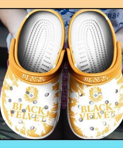 aTJLl33i 10 Black Velvet Crocs Crocband Shoes 3
