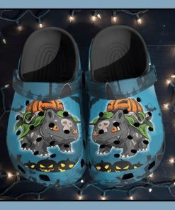 boBDEWJk Bulbasaur Pumpkin Halloween Crocs Crocband shoes1