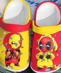 cB6lN6WW Baby Deadpool and Pikachu crocs clog crocband