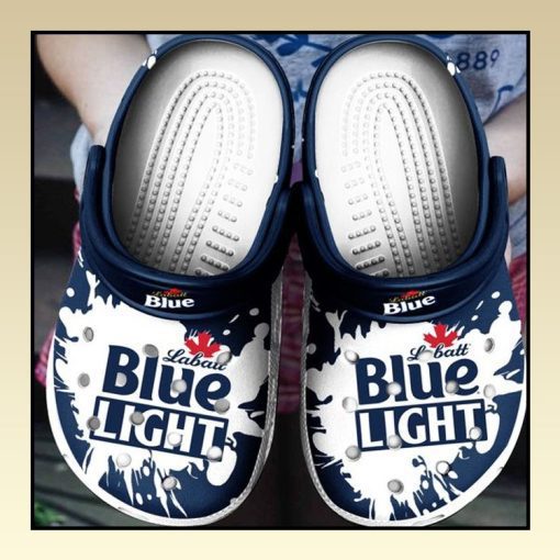 Labatt Blue Light Crocs Shoes