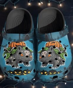 fx5zxYR4 Bulbasaur Pumpkin Halloween Crocs Crocband shoes2
