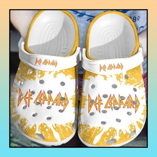Def Leppard Crocs Shoes Limited Edition