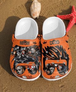 gmgmwzrr Halloween Horror Movies Mom Dad Crocs Crocband shoes