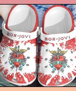 iBvWvrWn 15 Bon Jovi crocs clog crocband 2