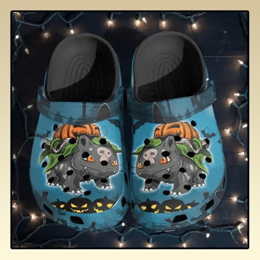 Bulbasaur Pumpkin Halloween Crocs Shoes