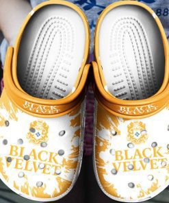 Black Velvet Crocs Clog Crocband Shoes