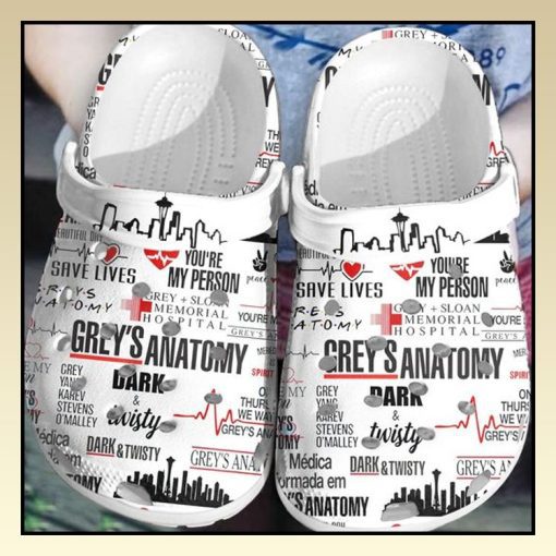 You Are My Person Greys Anatomy Crocs Shoes