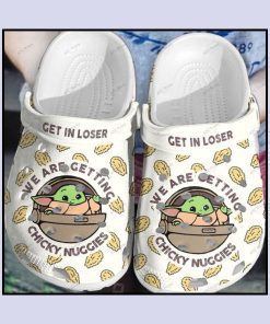 qlKJ3vF9 26 Baby Yoda Get In Loser We are getting chicky nuggies Crocs Clog Crocband 3