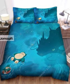 Snorlax Bed Sheets, Bedding Set