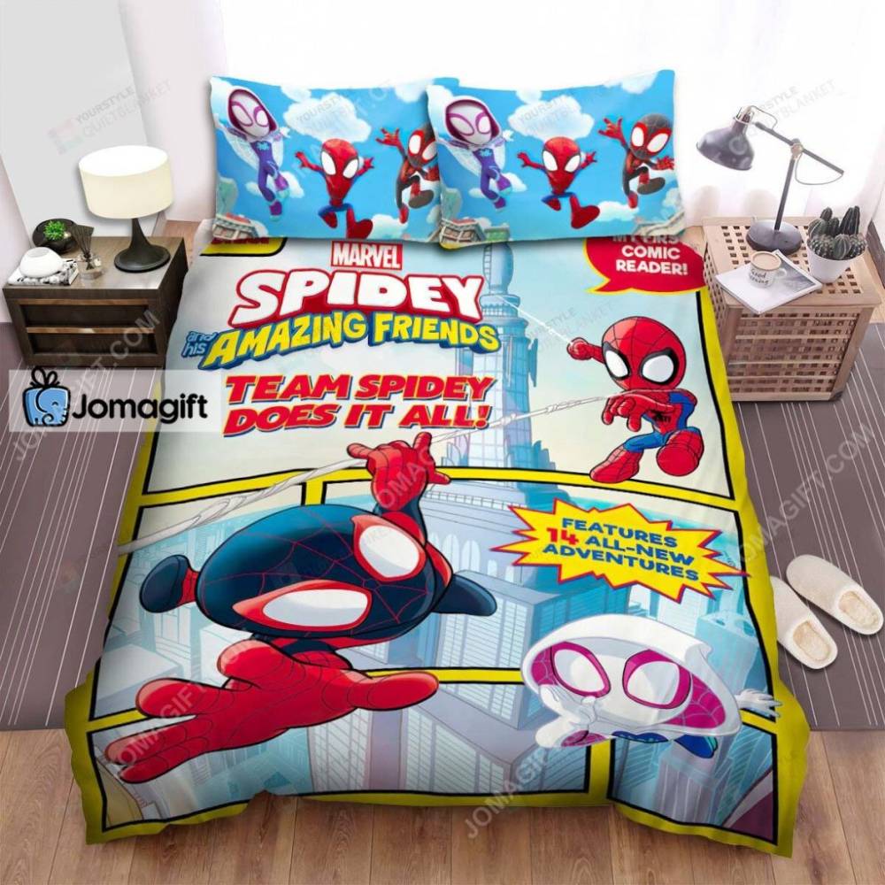 Spidey And His Amazing Friends Bedding Set - Jomagift