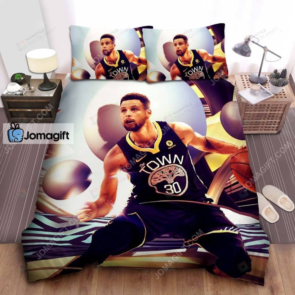 Steph Curry Bed Sheets, Bedding Set - Jomagift