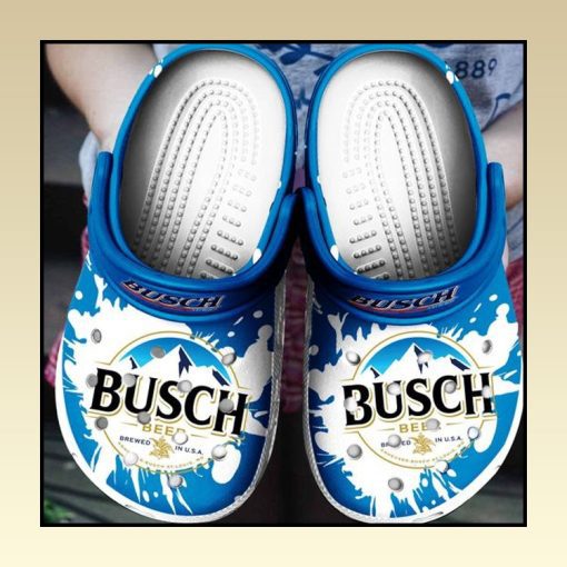 Busch Beer Brewed In USA Crocs Crocband Shoes