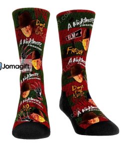 A Nightmare On Elm Street Freddy Krueger Print Socks