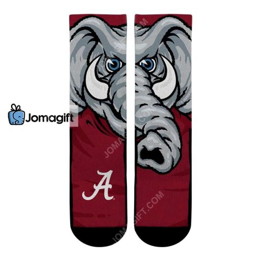 Alabama Crimson Tide Big Al Mascot Socks