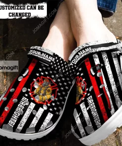 American Firefighter Crocs Clog Shoes 1