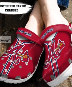 Atlanta Braves Baseball Jersey Style Crocs Clog Shoes