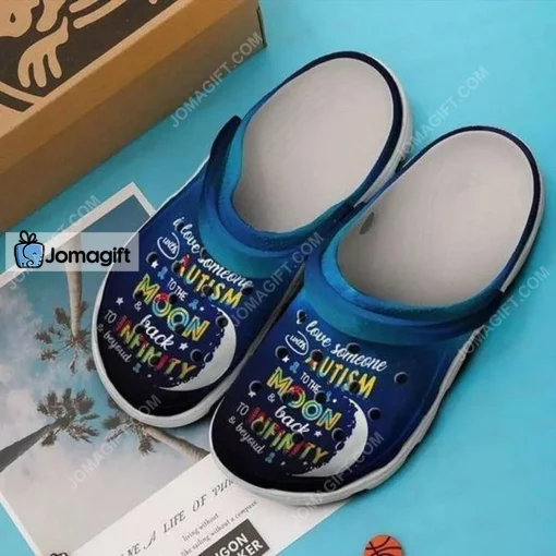 Autism To The Moon Back Crocs Shoes