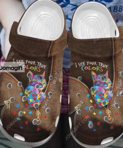 Autism True Colors Crocs Shoes