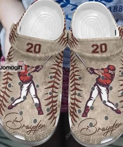 Baseball Vintage Crocs Shoes