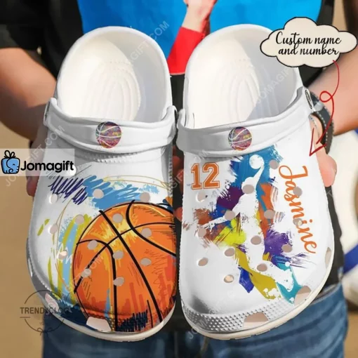 Basketball Lover Colorful Crocs Clog Shoes