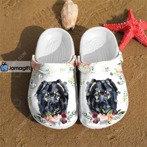 Black Dog Shoes – Flower Clog Gifts For Mother Day