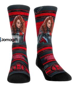 Black Widow Hero Pose Socks