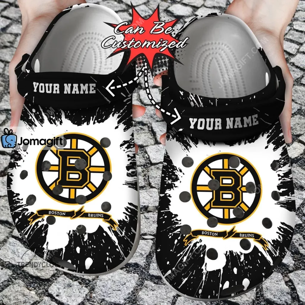 Boston Bruins Team Crocs Clog Shoes 2