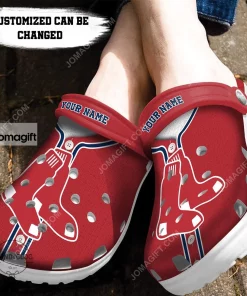 Boston Red Sox Baseball Jersey Style Crocs Clog Shoes 1