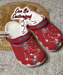 [Exquisite] Personalized Red Sox Crocs Shoes Gift
