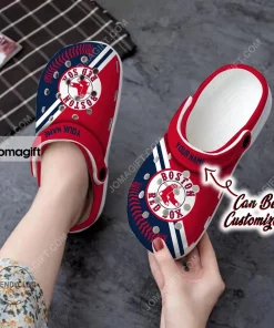 Boston Red Sox Baseball Logo Team Crocs Clog Shoes 1