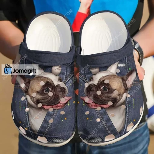 Boston Terrier In Pocket Fashion Crocs Shoes