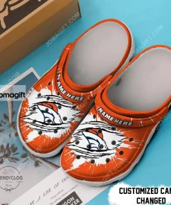 Broncos Denver Broncos Football Ripped Claw Crocs Clog Shoes 1