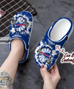 Buffalo Bills Hands Ripping Light Crocs Clog Shoes 1