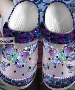 Butterflies Fly In Wind Crocs Shoes