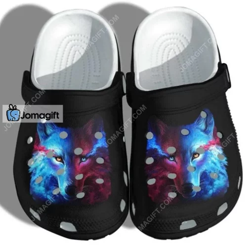 Buy Mystery Wolf Crocs Shoes