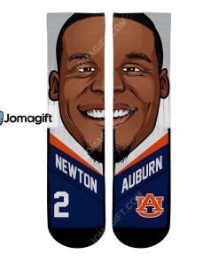 Cam Newton Auburn Tigers College Game Face Socks