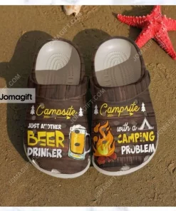Camping Beer And Campfire Crocs Shoes