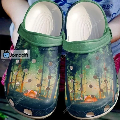 Camping In The Woods Crocs Shoes