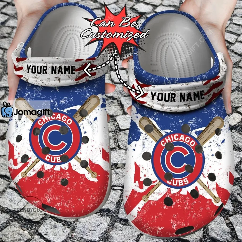 Chicago Cubs Watercolor New Crocs Clog Shoes - Jomagift