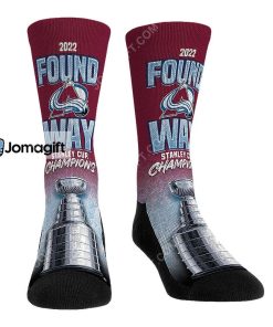 Colorado Avalanche Stanley Cup Champions Found A Way Socks