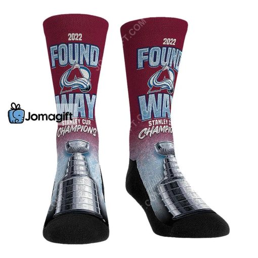 Colorado Avalanche Stanley Cup Champions Found A Way Socks